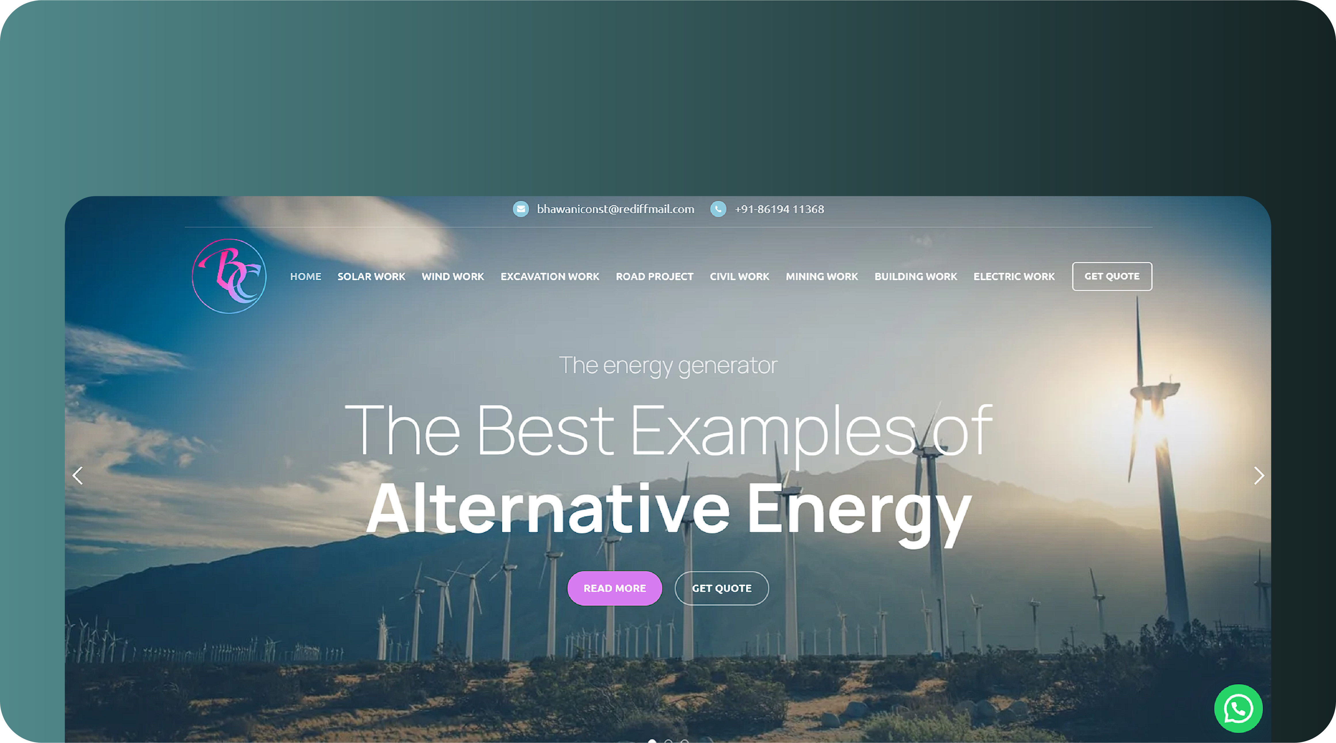 Bhawani Construction Company Infrastructure Projects