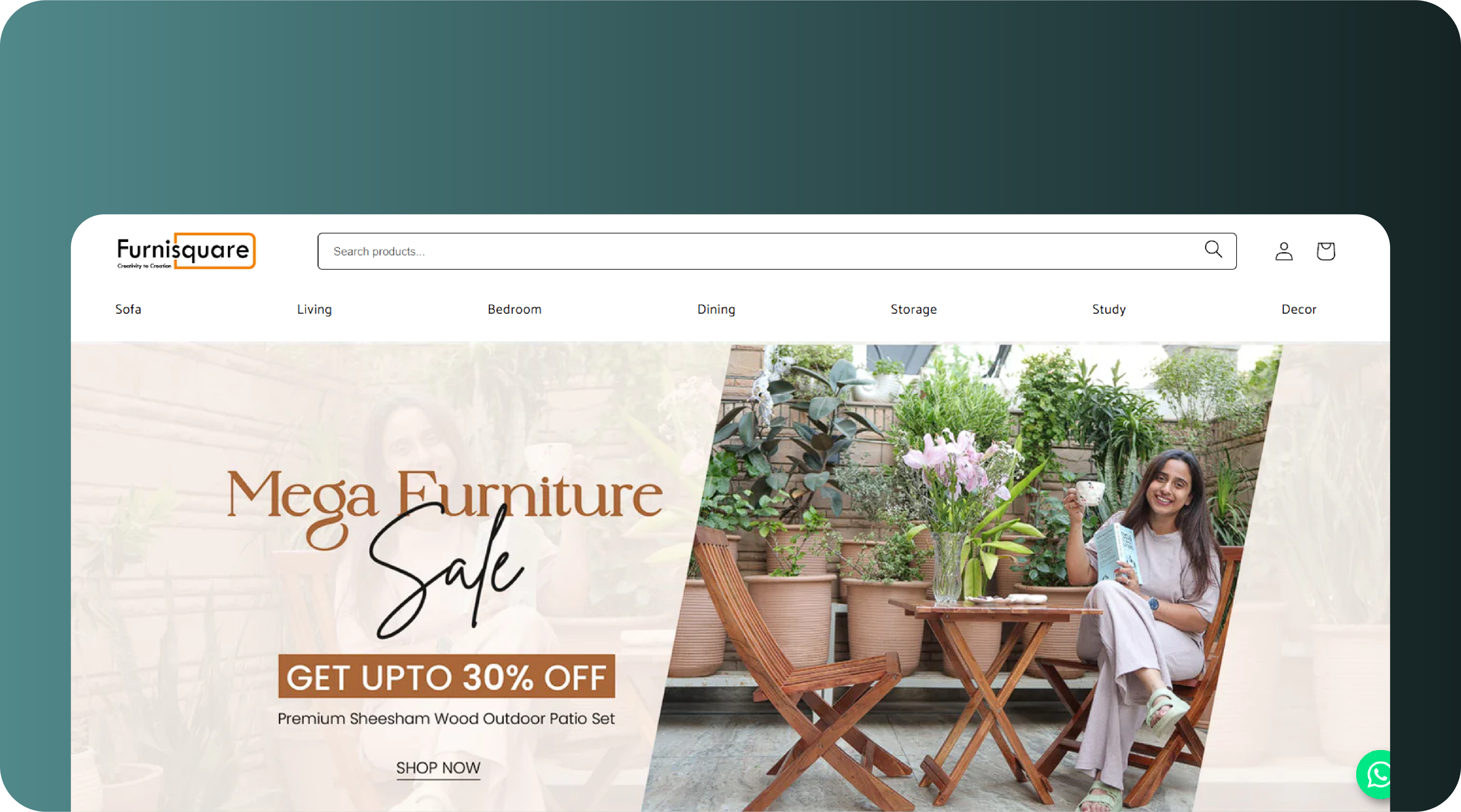 Furnisquare Wooden Furniture E-Commerce Website